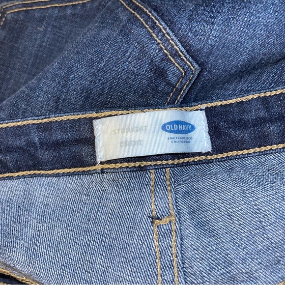 Old Navy dark wash straight jeans women’s size 14 - Picture 3 of 4